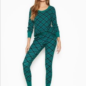 Victoria’s Secret Green Thermal Pajamas